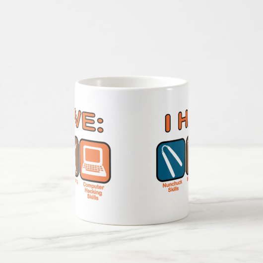 Ich habe Fähigkeiten Napoleon Dynamite Kaffeetasse (Mittel)