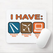 Ich habe Fähigkeiten Napoleon Dynamite Mousepad (Mit Mouse)