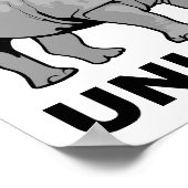 Ich habe Fat Unicorn Rhino Funny Poster (Ecke)