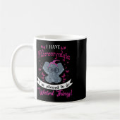 Ich habe Fibromyalgie Bewusstsein Niedlich Elefant Kaffeetasse (Links)