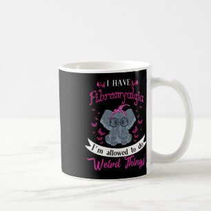 Ich habe Fibromyalgie Bewusstsein Niedlich Elefant Kaffeetasse