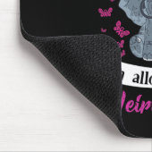 Ich habe Fibromyalgie Bewusstsein Niedlich Elefant Mousepad (Ecke)