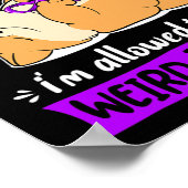 Ich habe Fibromyalgie, die mir erlaubt wird, selts Poster (Ecke)