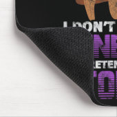 Ich habe Fibromyalgie Sloth Fibro Krieger Kämpfer Mousepad (Ecke)