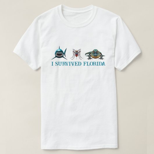 Ich habe Florida überlebt T-Shirt (Design vorne)