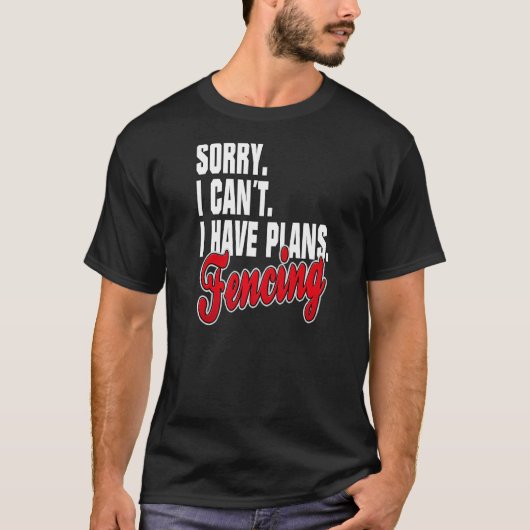 Ich Habe Flugzeug Fechter Statement Sprichwort Out T-Shirt (Vorderseite)
