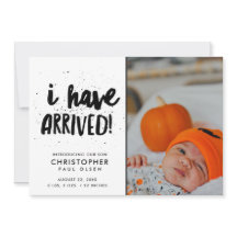 Ich habe Foto Junge Geburtserklärung angekündigt