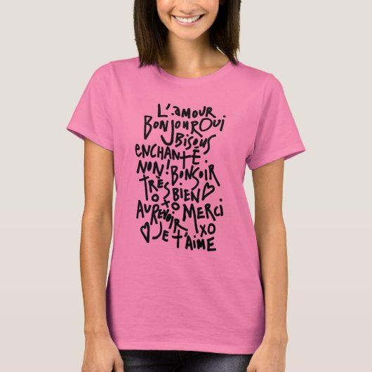 ICH HABE FRANZÖSISCH T-Shirt (Vorderseite)