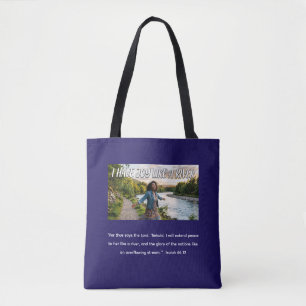 Ich habe Freude wie ein Fluss Tasche
