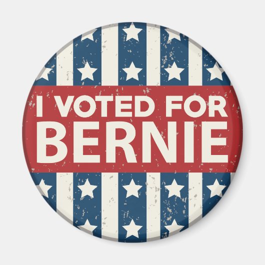 Ich habe für Bernie gestimmt Magnet (Vorne)