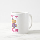 Ich habe für Bürgermeister McKäse gestimmt Kaffeetasse (VorderseiteRechts)