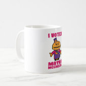 Ich habe für Bürgermeister McKäse gestimmt Kaffeetasse (Vorderseite Links)