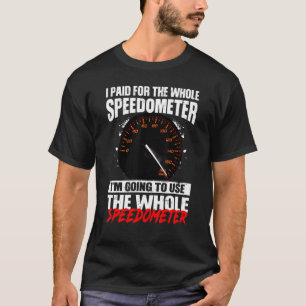 Ich habe für das gesamte Speedometer-Motocross-Ren T-Shirt