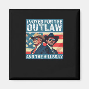 Ich habe für das Gesetz und die Hillbilly gestimmt Magnet