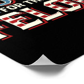 Ich habe für den Felon gestimmt - Donald Trump 202 Poster (Ecke)