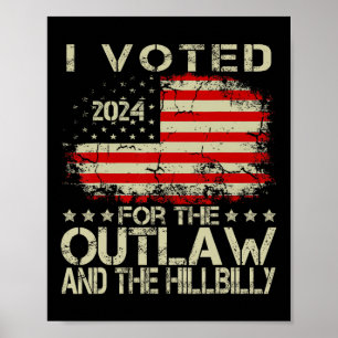 Ich habe für den Outlaw und den Hillbilly 2024 Tru Poster