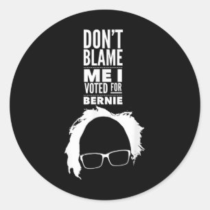 Ich habe für den Präsidenten von Bernie Sanders ge Runder Aufkleber