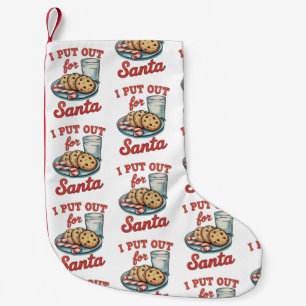 Ich habe für den Weihnachtsmann lustige Weihnachts Kleiner Weihnachtsstrumpf