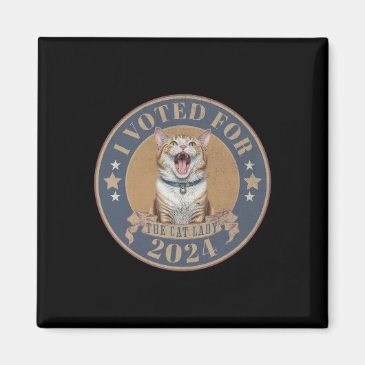 Ich habe für ihre Kamala Harris gestimmt, die Katz Magnet (Vorne)