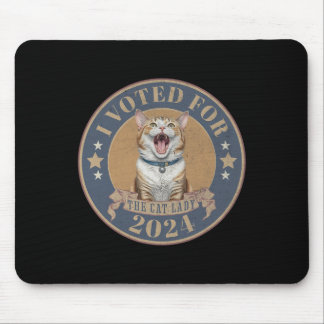 Ich habe für ihre Kamala Harris gestimmt, die Katz Mousepad