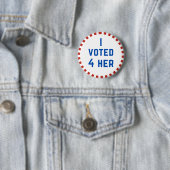 Ich habe für ihren Anti-Trump gestimmt Button (Beispiel)