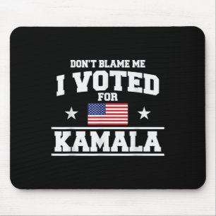 Ich habe für Kamala Harris gestimmt. Mousepad