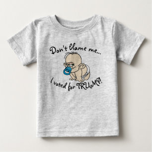 Ich habe für TRUMP gestimmt! Baby Bodysuit T-shirt