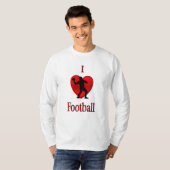 Ich habe Fußball gehört T-Shirt (Vorne ganz)