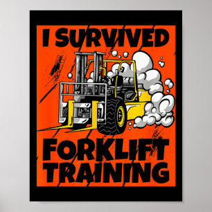 Ich habe Gabelstapler-Training überlebt, Neuer Gab Poster