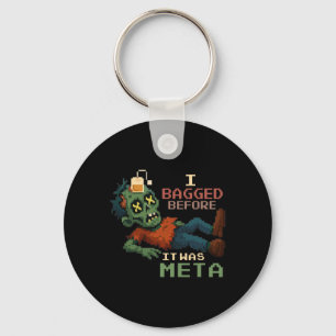 Ich habe gebaggert, bevor es Meta Pixel Zombie Gam Schlüsselanhänger