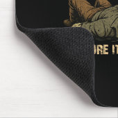 Ich habe gebaggert, bevor es Meta war - Lustiger T Mousepad (Ecke)