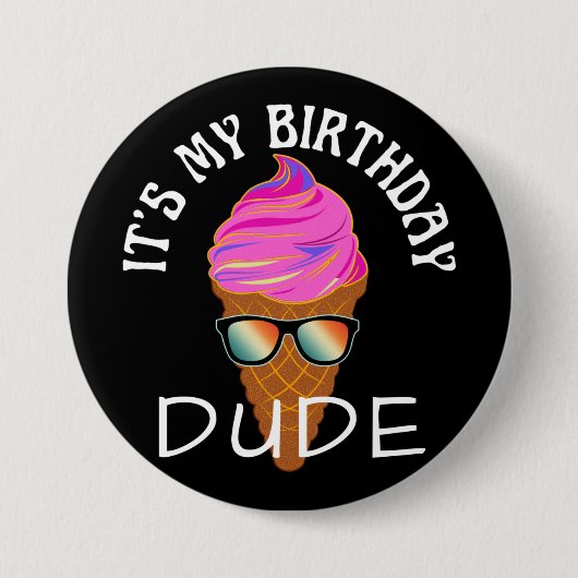 ICH HABE GEBURTSTAG ALTER BUTTON (Vorderseite)