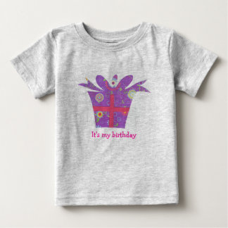 ICH HABE GEBURTSTAG PAISLEY BABY T-SHIRT