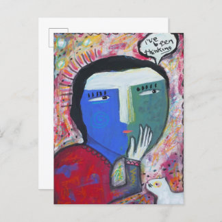 Ich habe gedacht postkarte