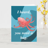 Ich habe gehört, dass Sie eine Umarmung, Oktopus-B Karte (Gelbe Blume)