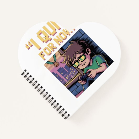 Ich habe gekündigt. JETZT." Notizblock (Vorderseite)