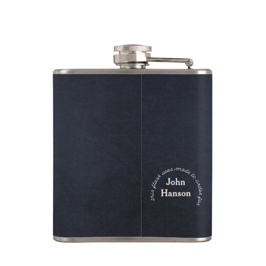 Ich habe gemischte Getränke über Gefühle Flachmann (Rückseite)