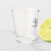 Ich habe gemischte Getränke über Gefühle Schnapsglas (Links)