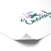 Ich habe genug Plakat Fotodruck (Ecke)