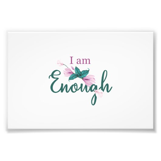 Ich habe genug Plakat Fotodruck (Vorne)