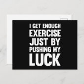 Ich habe genug Übung. Postkarte (Vorne/Hinten)