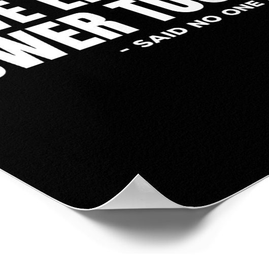 Ich habe genug Wer Tools Funny Sarcasm Handyman Va Poster (Ecke)