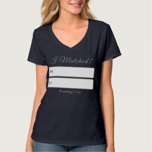 „Ich habe gepasst!“ Personalisierter Residency Mat T-Shirt