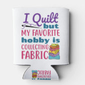 Ich habe gequilt, aber mein Lieblingshobby sammelt Dosenkühler (Rückseite)