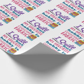 Ich habe gequilt, aber mein Lieblingshobby sammelt Geschenkpapier (Ecke)