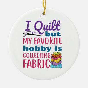 Ich habe gequilt, aber mein Lieblingshobby sammelt Keramik Ornament
