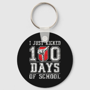 Ich habe gerade 100 Tage Schule Karate Glücklich 1 Schlüsselanhänger