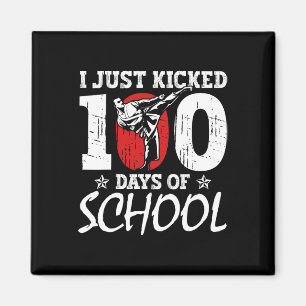 Ich habe gerade 100 Tage Schulkampfsport Karate ge Magnet