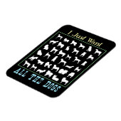 Ich habe gerade alle Hunde Gewollt Magnet (Linke Seite)