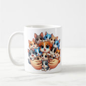 Ich habe gerade alle Katzen Gewollt Kaffeetasse (Links)